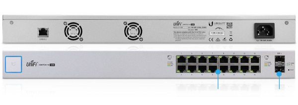 PoE-коммутатор Ubiquiti UniFi Switch 16-150W