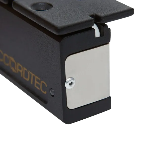 Электромагнитный замок AccordTec ML-200K-3 Premium Black с планкой