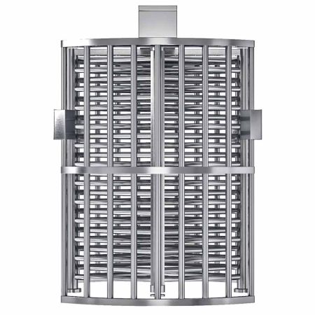 Полноростовой двухпроходной роторный турникет Блокпост РСТ 1200