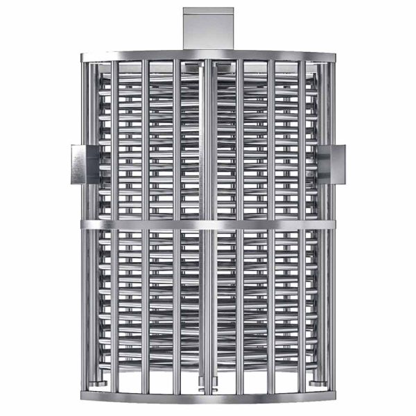 Полноростовой двухпроходной роторный турникет Блокпост РСТ 1200
