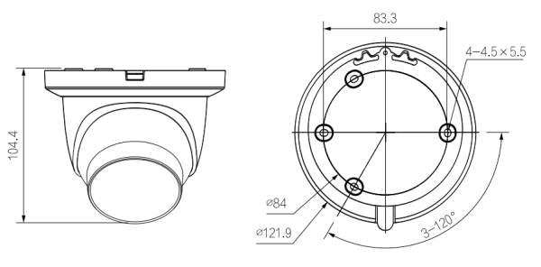 IP-видеокамера Full-color уличная 4Мп Dahua DH-IPC-HDW5449TMP-SE-LED-0280B с ИИ IP-видеокамера Full-color уличная 4Мп Dahua DH-IPC-HDW5449TMP-SE-LED-0280B с ИИ