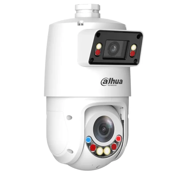 Двойная PTZ видеокамера 4Мп Dahua DH-SDT4E225-4F-GB-A-PV1-0280-S2 с ИИ и активным сдерживанием