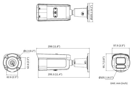Антивандальная IP-видеокамера ColorVu 4Мп HikVision DS-2CD2647G2T-LZS(C) с AcuSense