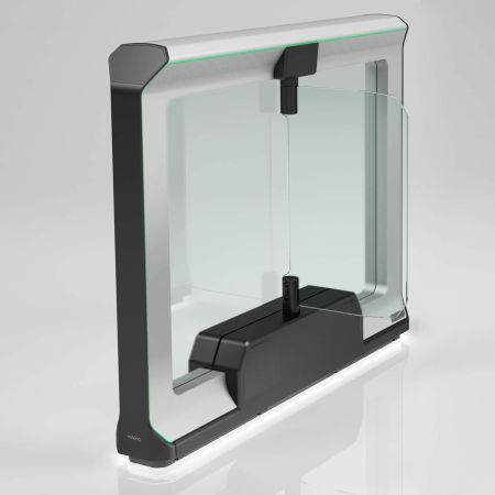 Створка из закаленного стекла Magnetic FMWI_G10E600, 888x600 мм, для турникетов mWing