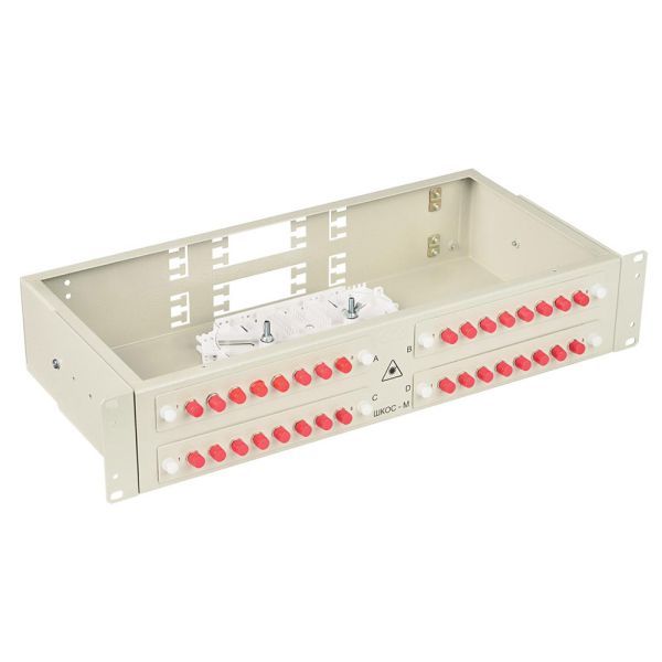Кросс оптический ШКОС-М -2U/4 -32 -FC/ST ~32 -FC/D/SM ~32 -FC/UPC, стоечный