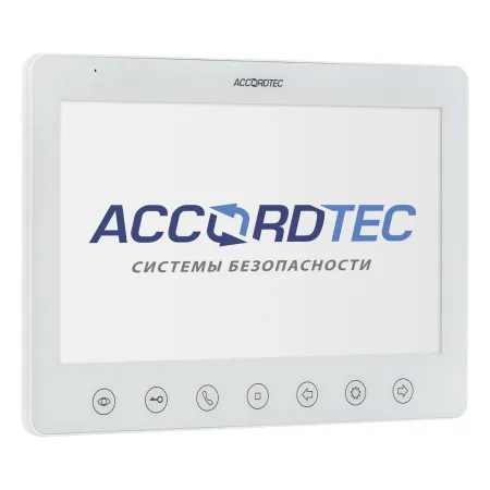 Монитор видеодомофона AccordTec AT-VD 100C/SD WH