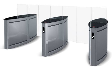 Турникет PERCo ST-02.900 "Скоростной проход" с раздвижными створками (ширина прохода 900 мм)