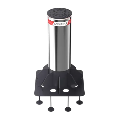 Противотаранный боллард Блокпост К4 стационарный из нержавеющей стали