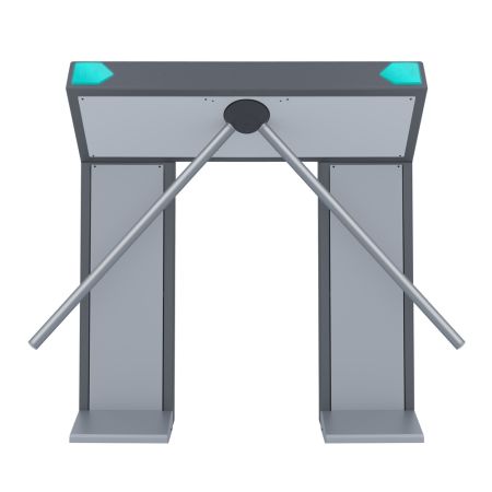 Турникет-дуопод моторизованный двухстоечный Rusgate T2-M-BF v.2 MF (с автоматическими планками Антипаника)