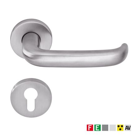 Комплект нажимных ручек dormakaba OGRO Premium 8999 для сплошных дверей