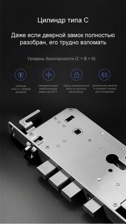 Электронный биометрический замок Moorgen T5+, 3-х ригельный, кристаллы Сваровски, видеоглазок, Face-ID, Wi-Fi