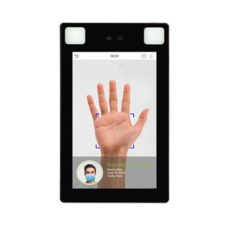 Антивандальный уличный терминал распознавания лиц ZKTeco ProFaceX[P], вен ладони и карт EM-Marine