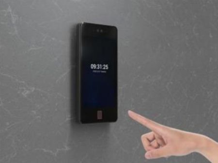 Биометрический терминал распознавания лиц и отпечатков Uface 8T Pro FP с кронштейном на турникет