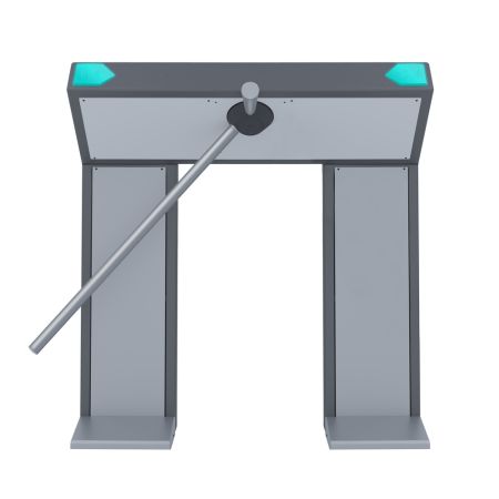 Турникет-дуопод моторизованный двухстоечный STOP-COVID-счетчик Rusgate T2-M-BF v.1.2 (с автоматическими планками Антипаника)