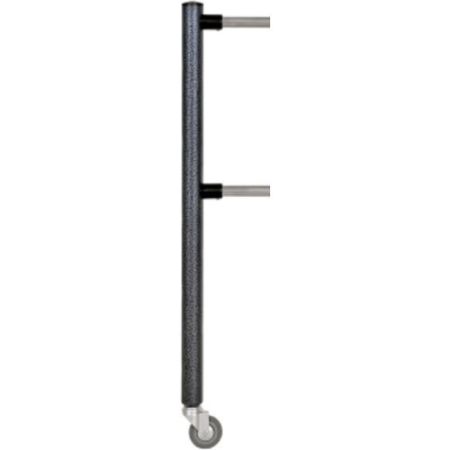 Стойка фиксатора колесная ограждения ОС2ак/2-1 двухуровневая односторонняя крашеная Стойка фиксатора колесная ограждения ОС2ак/2-1 двухуровневая односторонняя крашеная