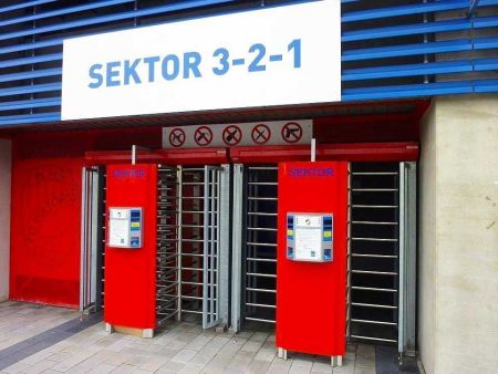 Двухпроходный полноростовой турникет Gotschlich Ecco Arena 90 HD Basic (6EALD4ABHB)