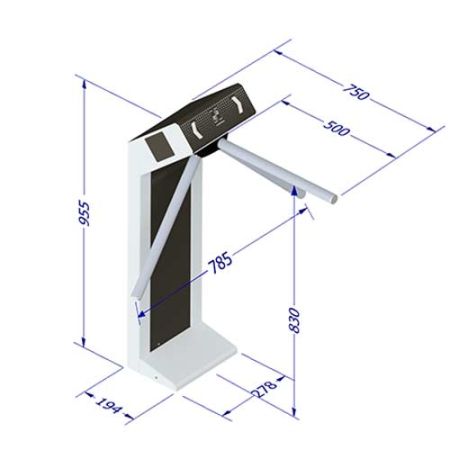 Турникет-трипод Carddex STR-01 (с механической Антипаникой)