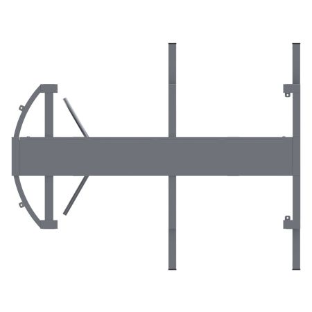 Полноростовой роторный турникет Блокпост Спектр СТ 4М с распашной калиткой
