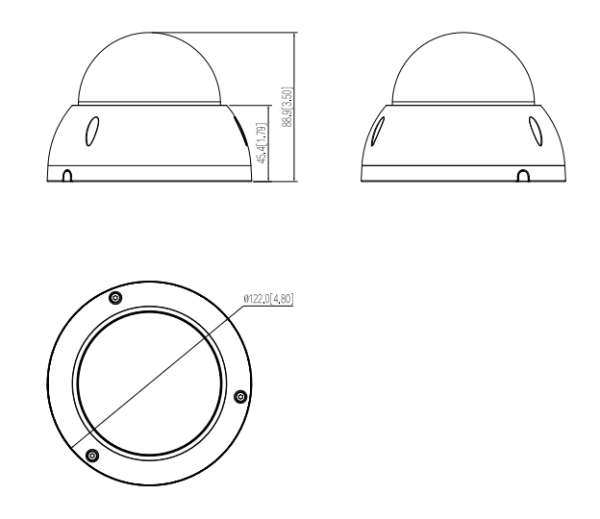 Скоростная сетевая PTZ видеокамера 2Мп Dahua DH-SD22204DB-GNY c оптическим 4x увеличением