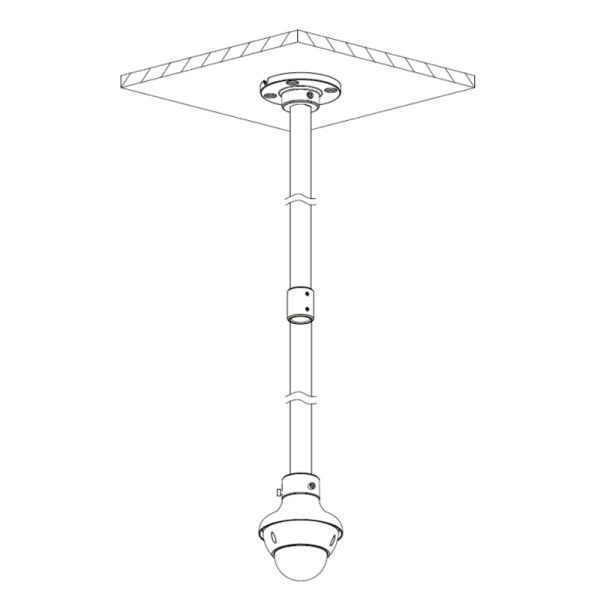 Удлинитель для крепления на потолок Dahua DH-PFA117, для PFB220C, длина 780 мм