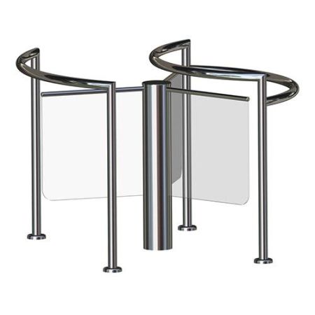 Роторный полуростовой турникет Gotschlich Gyro Transpa Classic (6GYT3AEC-C)