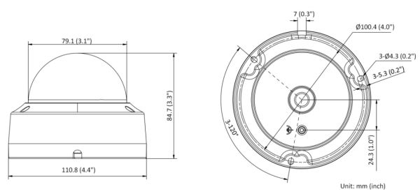 Антивандальная IP-камера 4Мп HiWatch DS-I402(D) (4 мм) с подсветкой EXIR 2.0 Антивандальная IP-камера 4Мп HiWatch DS-I402(D) (4 мм) с подсветкой EXIR 2.0
