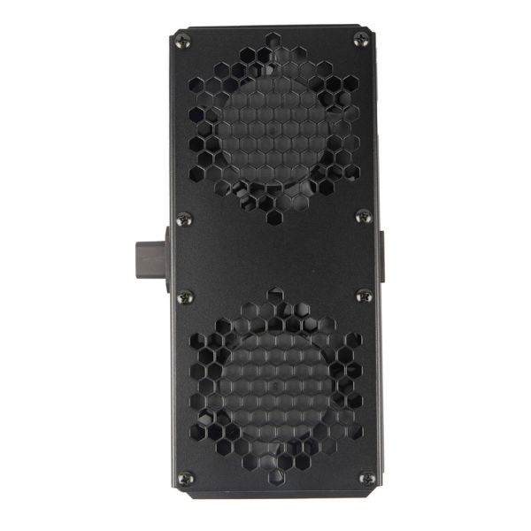 Модуль вентиляторный Hyperline TFAB-T2FR-RAL9004, потолочный