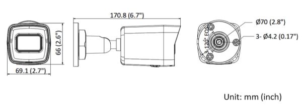 Уличная IP-камера 2Мп HiWatch DS-I200(E) (6 мм) с подсветкой EXIR 2.0 Уличная IP-камера 2Мп HiWatch DS-I200(E) (6 мм) с подсветкой EXIR 2.0