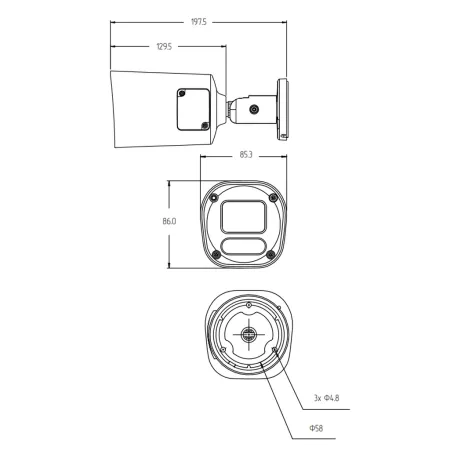 IP-видеокамера 5Мп Rubezh RV-3NCT5368 (6.0)