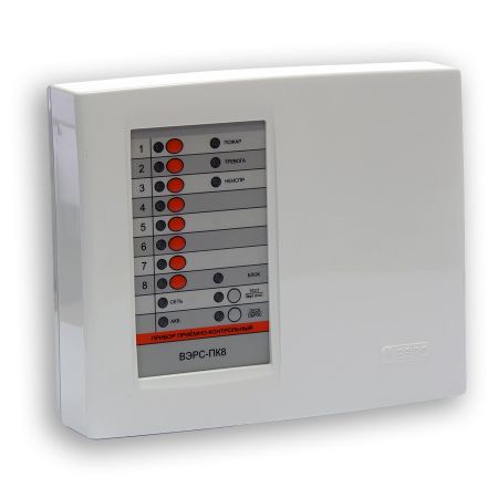 Прибор ВЭРС-ПК 8ПТ версия 3.2 приемно-контрольный охранно-пожарный