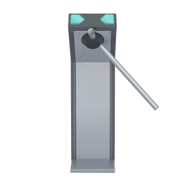 Турникет-дуопод моторизованный STOP-COVID-счетчик Rusgate T2-M-SF v.1.2 (с автоматическими планками Антипаника)