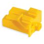 Заглушка для проходных адаптеров LC Siemon LockIT LL-LC-05, желтая (упаковка 10 шт., 1 ключ)