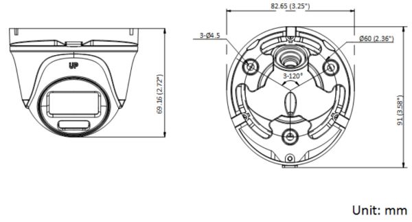 Уличная HD-TVI видеокамера 5Мп ColorVu HiWatch DS-T503L (3.6 мм) Уличная HD-TVI видеокамера 5Мп ColorVu HiWatch DS-T503L (3.6 мм)