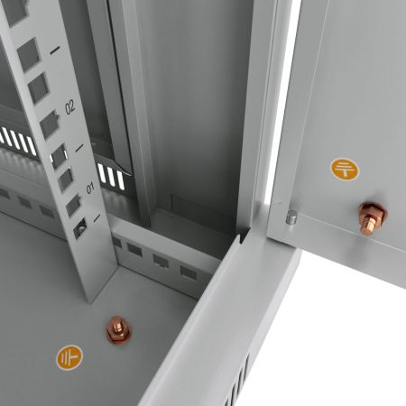 Шкаф телекоммуникационный 19" Cabeus SH-05F-6U60/45, настенный 6U Шкаф телекоммуникационный 19" Cabeus SH-05F-6U60/45, настенный 6U