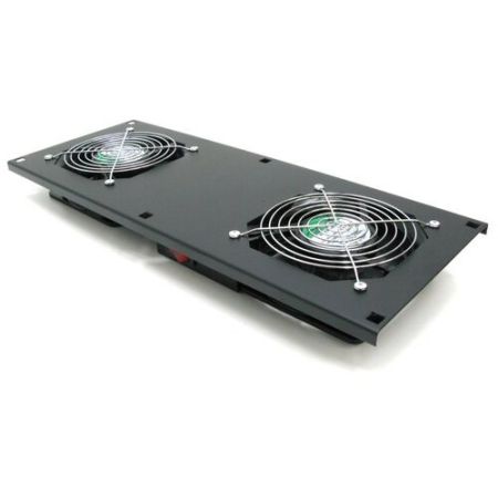 Модуль вентиляторный в крышу NT ROOFFAN B, 2 вентилятора, чёрный