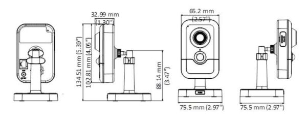 Компактная IP-видеокамера 2Мп HikVision DS-2CD2423G0-I (2.8 мм) с EXIR-подсветкой Компактная IP-видеокамера 2Мп HikVision DS-2CD2423G0-I (2.8 мм) с EXIR-подсветкой