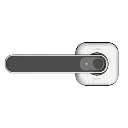 Электронный биометрический замок-ручка Kaadas LH01 с отпечатком пальца, врезной, серый