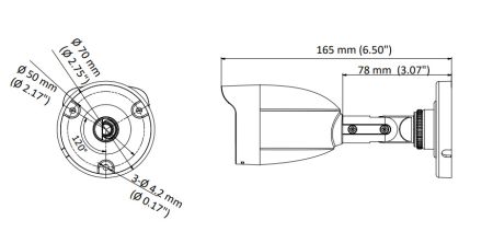 Уличная HD-TVI видеокамера 2Мп HiWatch DS-T200(B) (6 мм) Уличная HD-TVI видеокамера 2Мп HiWatch DS-T200(B) (6 мм)