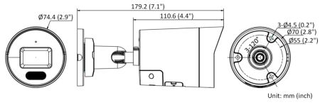 Сетевая IP-камера ColorVu 8Мп Hikvision DS-2CD2087G2H-LIU/SL (4 мм), черная с интеллектуальной гибридной подсветкой до 40 м
