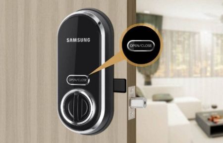 Электронный замок Samsung SHP-DS510 врезной, без ручки