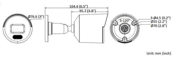 Уличная IP-камера 2Мп HiWatch а DS-I250L(C) (4 мм) с технологией ColorVu Уличная IP-камера 2Мп HiWatch а DS-I250L(C) (4 мм) с технологией ColorVu