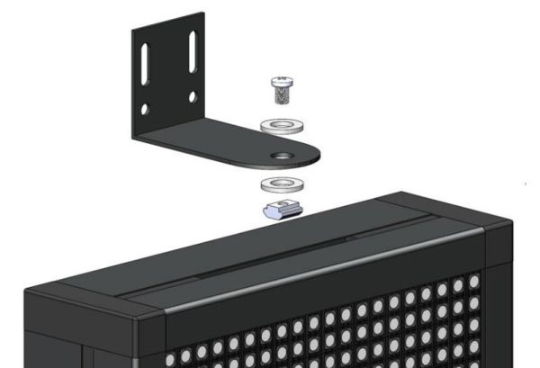 Табло количества свободных мест в паркинге Инфопаркинг Инфотаб Матрикс Р2/Q6/220