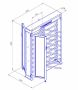 Турникет уличный полноростовой 3-х лопастной со стеклом Ростов-Дон ПР1ЛС/3М2 У