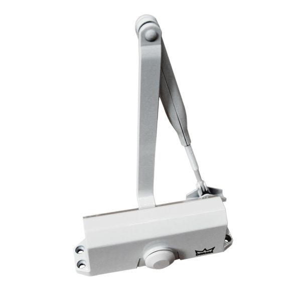 Доводчик дверной dormakaba TS77 EN4 c рычагом ФОП, серебро