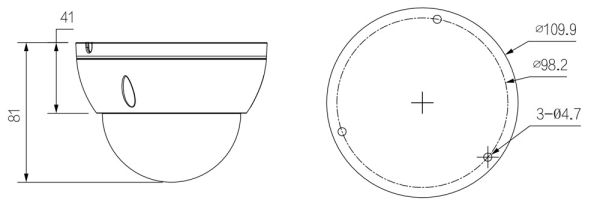 IP-видеокамера антивандальная 8Мп Dahua DH-IPC-HDBW1830EP-0360B-S6