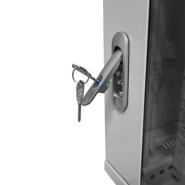 Шкаф настенный Netko WMA 12U 600х450х635 мм, дверь стекло, серый Netko "А"