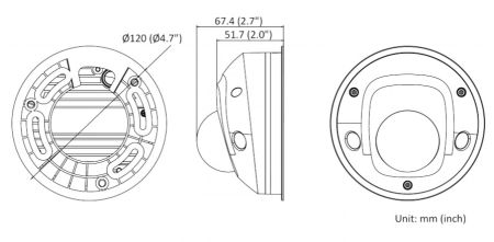 Уличная IP-камера 4Мп HiWatch IPC-D542-G0/SU (4 мм) с микрофоном