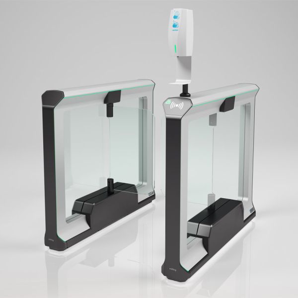 Боковая секция распашного турникета Magnetic mWing FMWI_AL Slave без створок