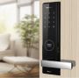 Электронный замок Samsung SHS-H505 FBK/EN (SHS-5050), одноригельный, врезной, с ручкой