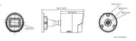 Уличная IP-камера 8Мп Hikvision DS-2CD2083G2-IU (2.8 мм), черная с технологией AcuSense